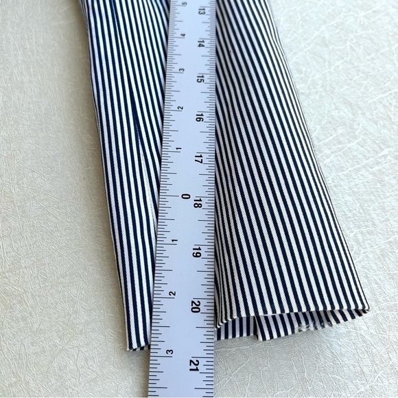 Zara Striped Blazer - Blue and White Women Size Medium - Picture 6 of 8